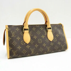 Louis Vuitton Popincourt Monogram Canvas Double Zip Handbag Brown Tan